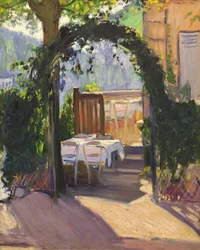 Die Laube, ca. 1886
